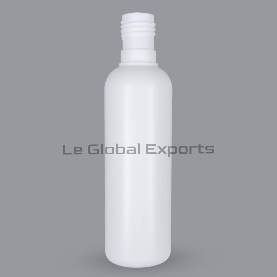 200ml HDPE Long Neck Round Bottle - White (24mm Long neck )