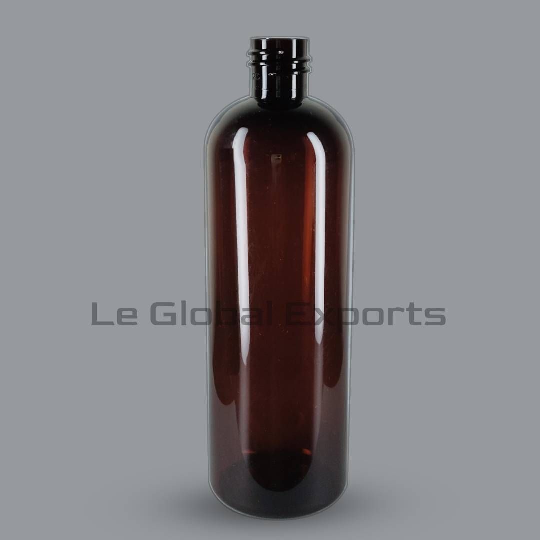200ml PET Round Bottle - Amber