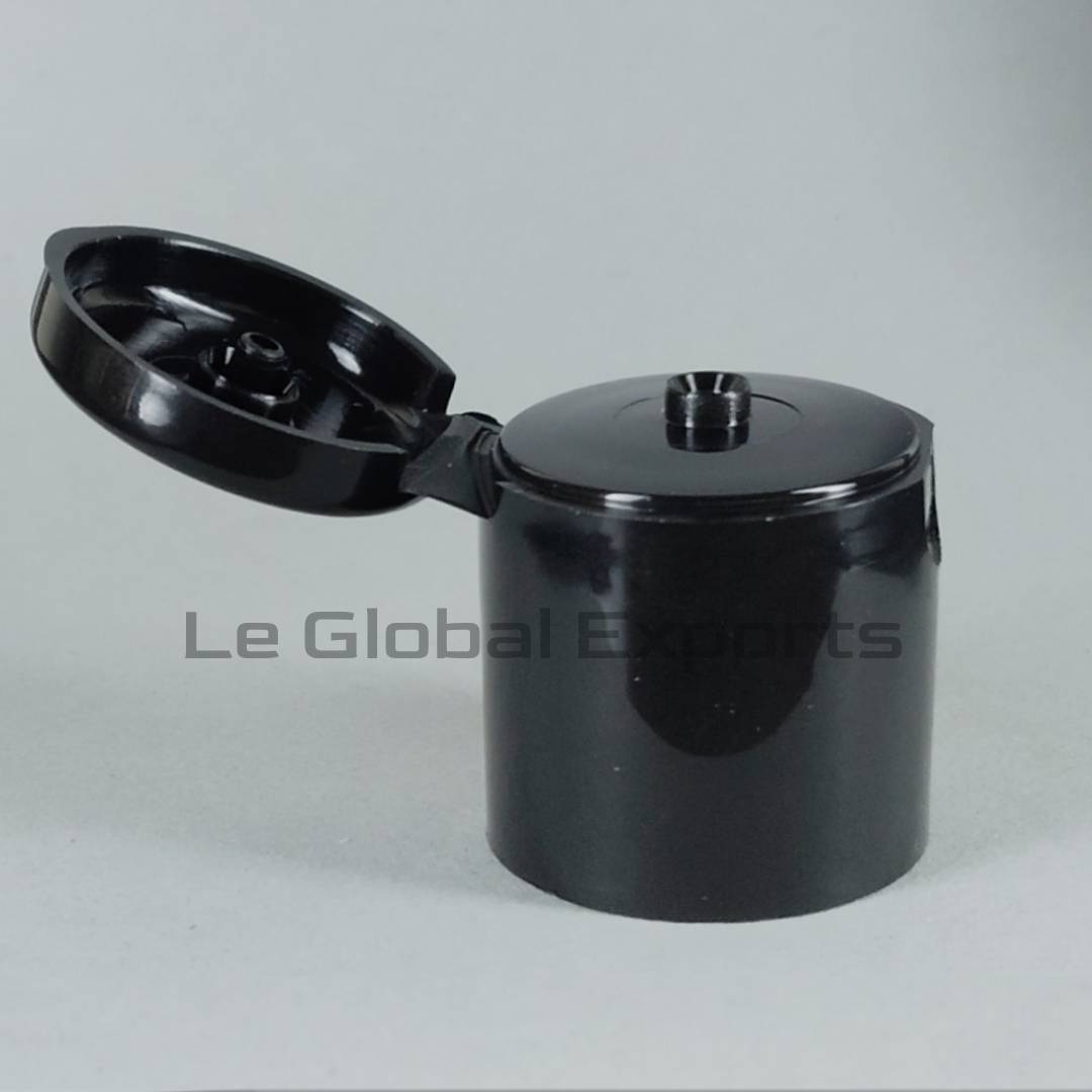 24mm Short Flip Top Cap - Black